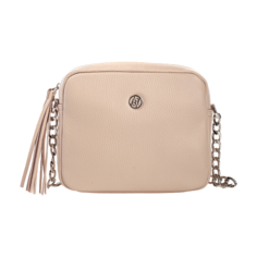 Сумка кросс-боди Afina, натуральная кожа, нюд