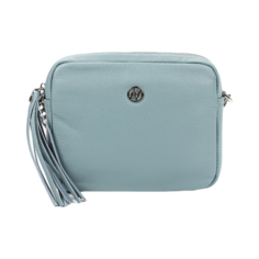 Сумка кросс-боди Afina, натуральная кожа, небо