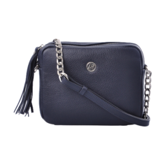 Сумка кросс-боди Afina, натуральная кожа, синий