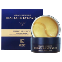 LOYLY Гидрогелевые патчи для глаз Miracle Luminous Real Gold Eye Patch (60 шт.)