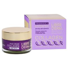 Librederm Anti-Aging Collagen Крем дневной SPF15 Коллаген для восстановления сияния и ровного цвета кожи лица, шеи и декольте, 50 мл