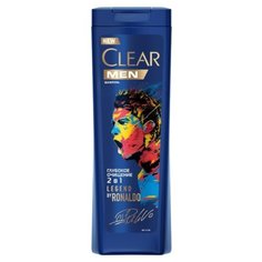 Clear шампунь для волос 2 в 1 Legend by Ronaldo для мужчин Глубокое очищение 400 мл