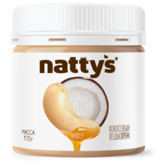 Nattys Паста Кокосовый кешью-крем Whitey 170 г