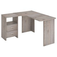 Письменный стол угловой Мэрдэс Нельсон Lite СКЛ-УГЛ, 120х130 см, угол: слева, цвет: нельсон Merdes