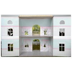 ЯиГрушка набор для интерьера Обои и ламинат для дома с черепичной крышей 59505, мятный леденец