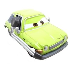 Легковой автомобиль Mattel Тачки Эйсер с гарнитурой (W1938/BDX40) 1:55 желтый