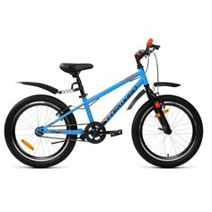 Подростковый горный (MTB) велосипед FORWARD Unit 20 1.0 (2020) синий 10.5" (требует финальной сборки)