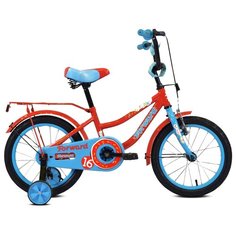 Детский велосипед FORWARD Funky 16 (2020) красный/голубой (требует финальной сборки)