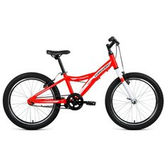 Подростковый горный (MTB) велосипед FORWARD Comanche 20 1.0 (2019) красный 10.5" (требует финальной сборки)