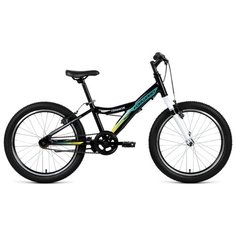 Подростковый горный (MTB) велосипед FORWARD Comanche 20 1.0 (2019) черный 10.5" (требует финальной сборки)