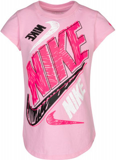 Футболка для девочек Nike Bold Scribble, размер 116