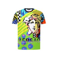 Хлопковая футболка Versace