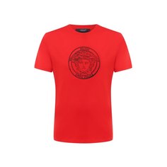 Хлопковая футболка Versace