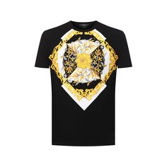 Хлопковая футболка Versace
