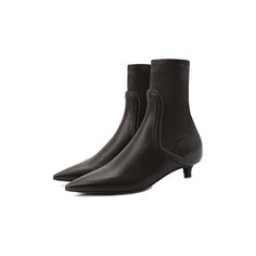 Кожаные ботильоны Brunello Cucinelli