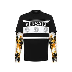 Хлопковый лонгслив Versace