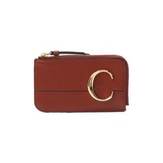 Кожаный футляр для кредитных карт Chloé