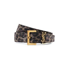 Кожаный ремень Saint Laurent