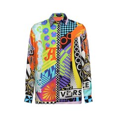 Шелковая рубашка Versace