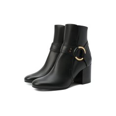 Кожаные ботильоны Demi Chloé