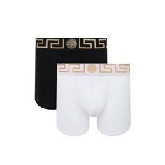 Комплект из двух хлопковых боксеров Versace