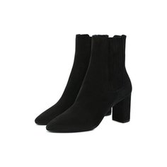 Замшевые ботильоны Lou Saint Laurent