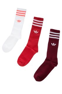 Комплект из трех пар высоких носков Adidas Originals