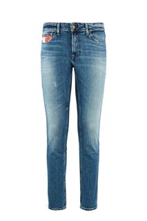 Синие джинсы с заломами и потертостями Scanton Tommy Jeans