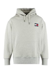 Серая толстовка из хлопка с нашивкой Tommy Jeans