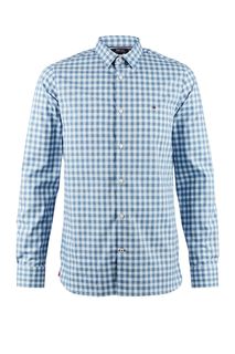 Приталенная рубашка из хлопка в клетку Tommy Hilfiger