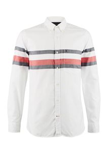 Рубашка из хлопка с нагрудным карманом Tommy Hilfiger