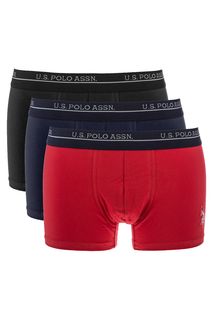 Комплект из трех хлопковых трусов-боксеров U.S. Polo Assn Underwear