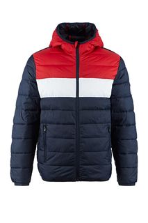 Демисезонная стеганая куртка с капюшоном Jack & Jones