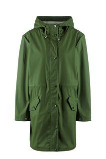 Плащ зеленого цвета с капюшоном Vero Moda