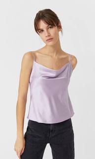 Stradivarius Топ На Бретелях Женская Коллекция Multicolor M