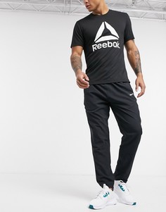 Черные джоггеры Reebok Training-Черный