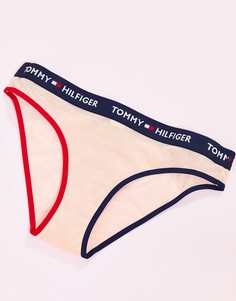 Розовые трусы с фирменным поясом Tommy Hilfiger-Розовый