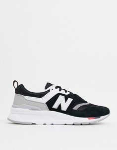 Черно-белые кроссовки New Balance 997H-Черный
