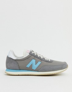 Серо-голубые кроссовки New Balance 720-Серый