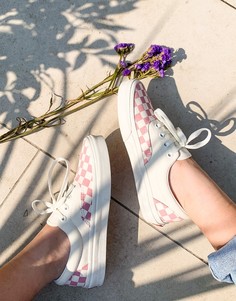 Кеды кремового цвета Vans-Кремовый