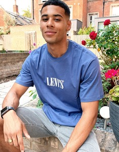 Синяя свободная футболка с логотипом Levis-Синий Levis®
