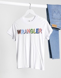 Белая футболка в стиле 80-х Wrangler-Белый