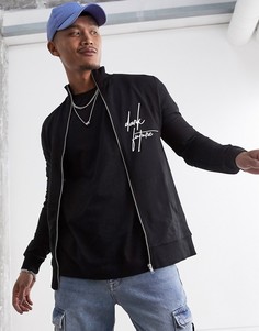 Обтягивающая олимпийка ASOS Dark Future-Черный