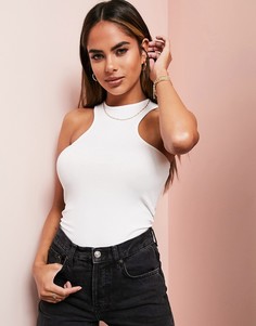 Боди белого цвета ASOS LUXE-Белый