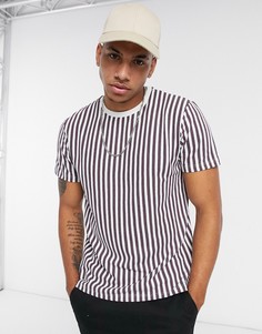 Белая футболка в полоску Topman-Белый