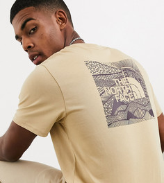 Футболка песочного цвета The North Face эксклюзивно на ASOS-Зеленый