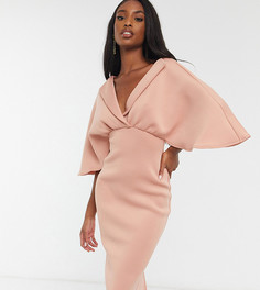 Розовое платье-футляр миди ASOS DESIGN Tall-Розовый