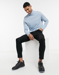 Водолазка с длинными рукавами ASOS DESIGN-Синий