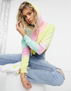 Худи в стиле oversized с принтом тай-дай Missguided-Мульти