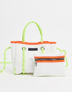 Белая сумка-тоут с кошельком Steve Madden-Белый